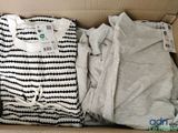 a box of clothes that is sitting on a table