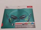a card with a picture of an alien on it