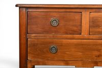 COMMODE (petite) en acajou, ouvrant à trois tiroirs sur deux… (photo 5)