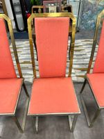 Un lot de 4 chaises en laiton syle Art déco - le laiton piqu… (photo 4)
