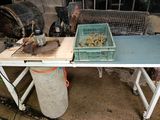 a table that has a bunch of items on it