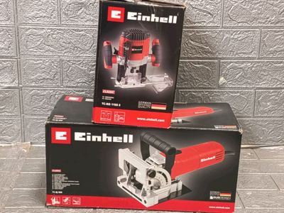 Lot de 2 outils EINHELL comprenant fraiseuse à lamelle et une défonceu - Photo 1