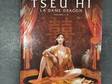 the cover of the book tselih, featuring a woman sitting on a bed