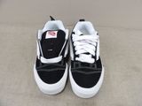vans old skooler black and white sneakers with white laces