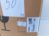 a cardboard box with a wine glass on top of it