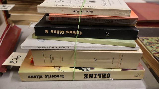 Lot de 10 livres de CELINE et sur CELINE dont lettres à la N.R.F.