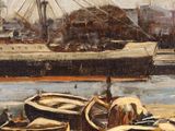 many small boats that are sitting in the water