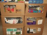 a carton full of items in a warehouse