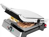 un gros plan d'un grill sur lequel est posé un sandwich