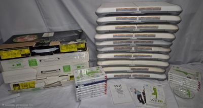 "JEUX VIDÉO NINTENDO WII – LOT WII FIT AVEC BALANCES