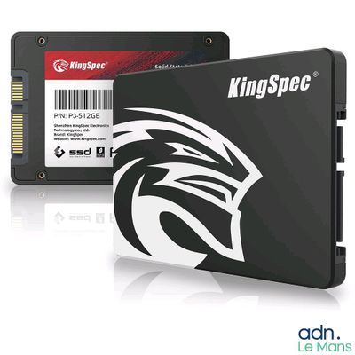 a close up of a kingston ssd with a sticker on it