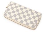 Portefeuille Louis Vuitton Damier gris et blanc