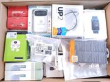 a box full of electronic items that are in it
