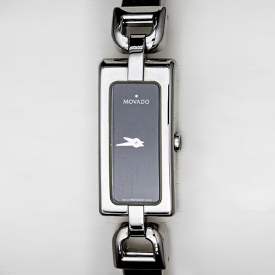 Movado Montre bracelet rectangulaire pour dame