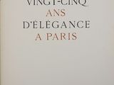 the front cover of a book with a picture of a building in the background