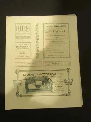 156.09 - Partie D'Ouvrage, LA Fonderie Typographique Avec NO…