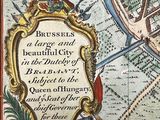 a picture of a map with a picture of a city