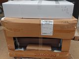 a stack of boxes that are stacked on top of each other