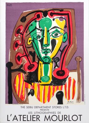 une image représentant un tableau d'une femme au visage vert