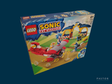 a box of legos with a picture of a race car