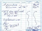 a close up of a piece of paper with handwriting on it