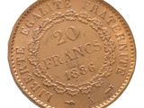 une image d'une pièce sur laquelle figure la mention « vingt cents »