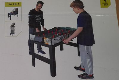 Table DE Multijeux 14 EN 1 Modele DT GT 1290