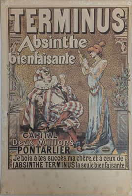 un vieux journal sur lequel figure la photo d'une femme et d'un homme