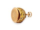 pocket watch on a white background with a white background
