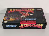 the box for the game aerobatt super nintendo