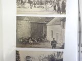 pictures of people and animals on the pages of a book
