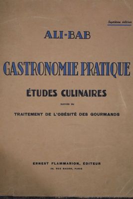 la couverture du livre « Gastrone pratique : études culinaires »