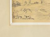 a picture of a picture of a drawing on the wall