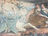 a picture of a painting on the wall of a building