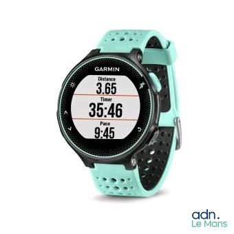 the garmin gps watch is displayed on a white background