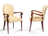 paire de fauteuils Art déco en noyer et rembourrés, rembourrés, rembourrés, rembourrés, rembourrés, rembourrés, rembourrés, rembourrés, rembourrés