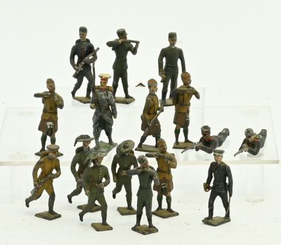Attelage D'artillerie CBG Mignot – Plomb Peint – Longueur 22 Cm – État De Jeu