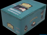 a blue box with a picture of a cat on it