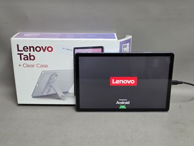 Tablette Lenovo avec étui transparent et boîte d'origine