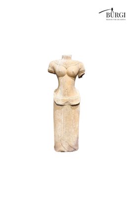 an image of a statue of a woman wearing a dress