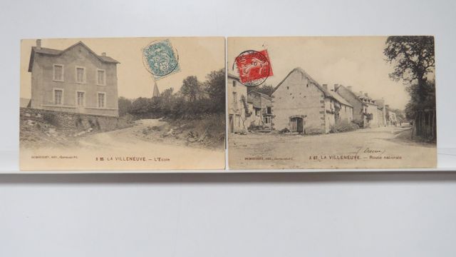 La Villeneuve : Lot de 2cpa : AAA 87 (rare) et 95. B.E.
