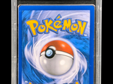 a close up of a card with a pokemon ball on it