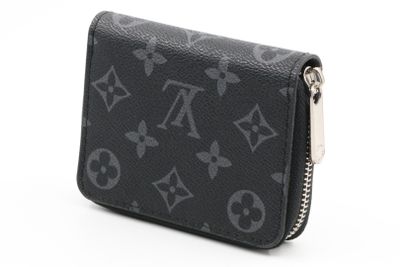portefeuille Louis Vuitton en cuir noir Monogramme