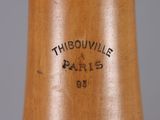 a close up of a baseball bat with the name of the team on it