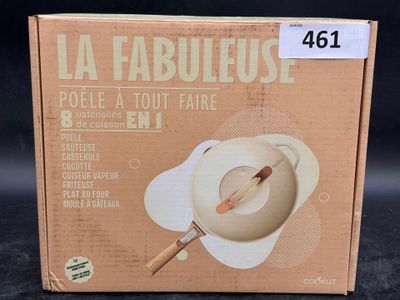 a cardboard box with a picture of a bowl and a spoon in it