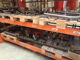 many different types of tools on the shelves in the warehouse