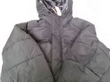 hooded down jacket with a hood and a hoodie on it