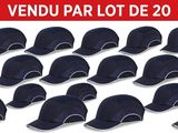lot de 20 casquettes vendu par lot de 20