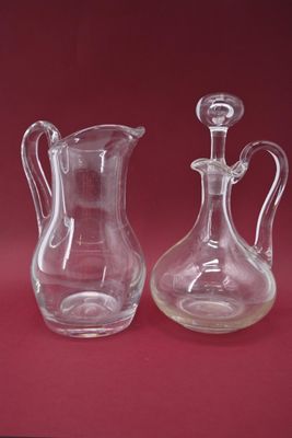 SAINT-LOUIS Pichet et carafe avec son bouchon en cristal inc…