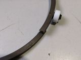 a picture of a circular object on a table